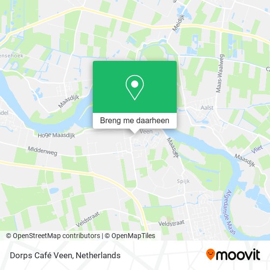 Dorps Café Veen kaart