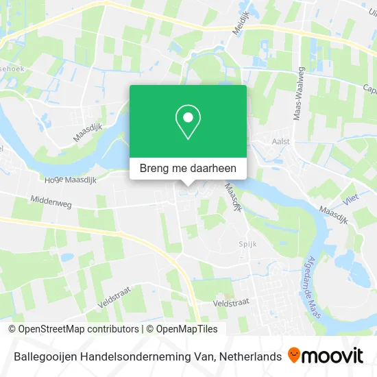 Ballegooijen Handelsonderneming Van kaart