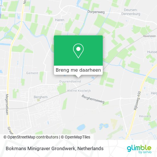 Bokmans Minigraver Grondwerk kaart