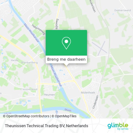 Theunissen Technical Trading BV kaart