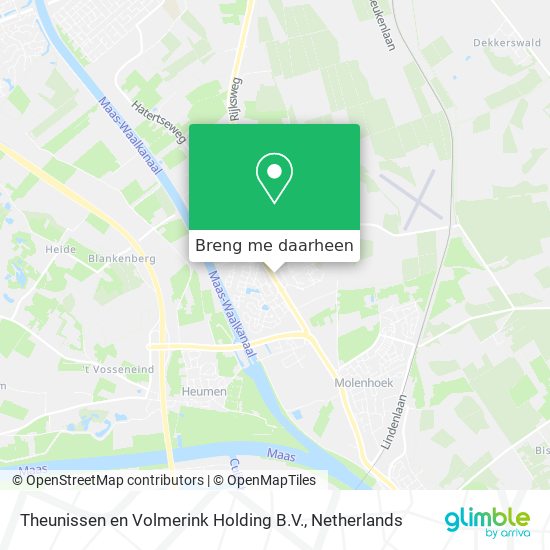 Theunissen en Volmerink Holding B.V. kaart