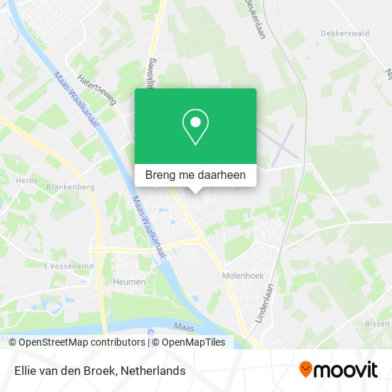Ellie van den Broek kaart