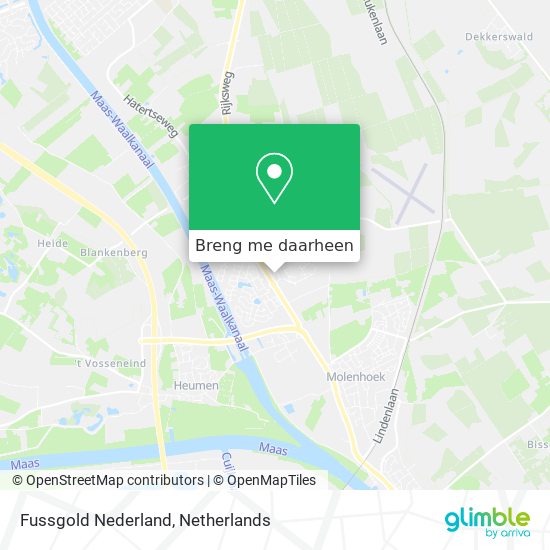 Fussgold Nederland kaart