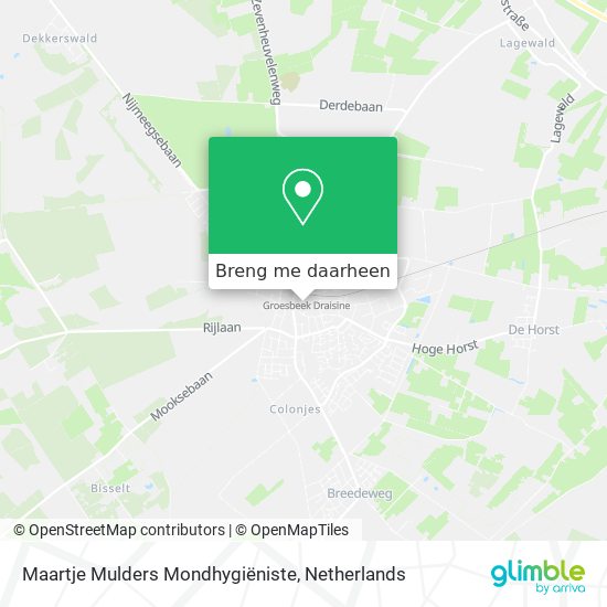 Maartje Mulders Mondhygiëniste kaart