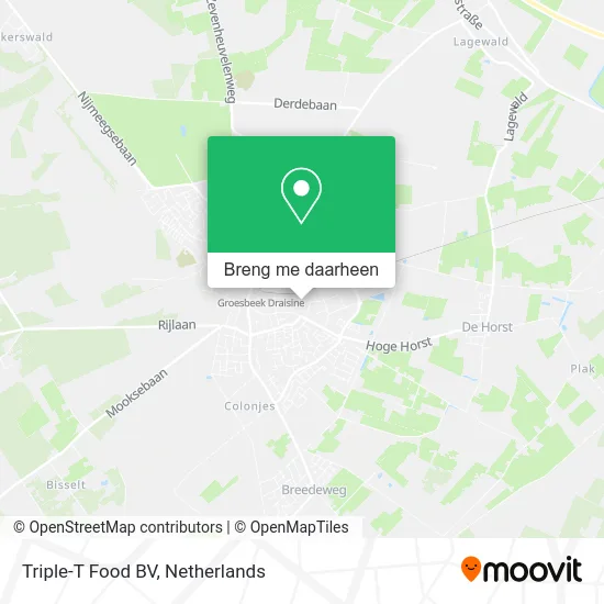 Triple-T Food BV kaart