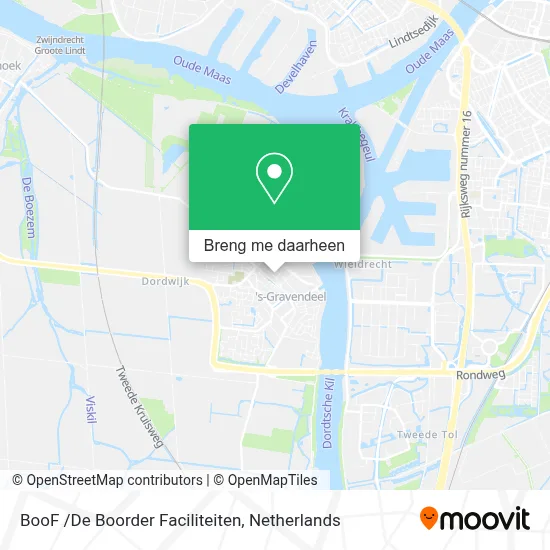BooF /De Boorder Faciliteiten kaart