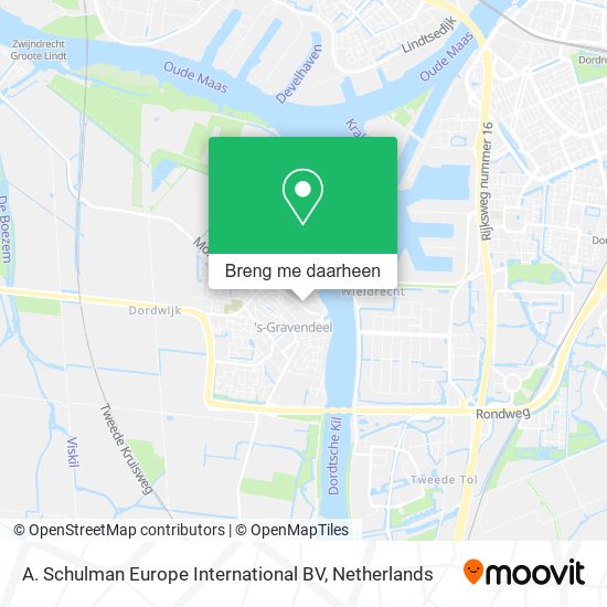 A. Schulman Europe International BV kaart