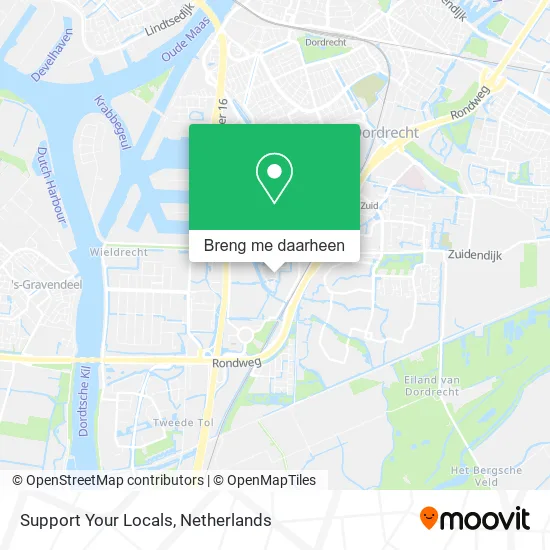 Support Your Locals kaart