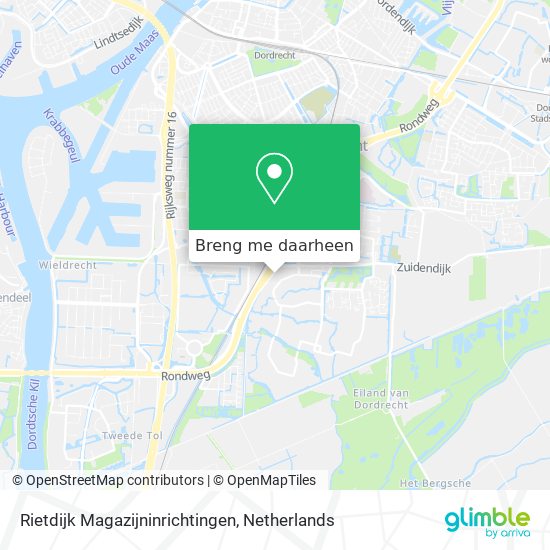 Rietdijk Magazijninrichtingen kaart