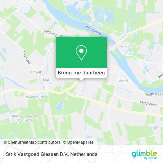 Strik Vastgoed Giessen B.V. kaart