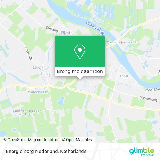 Energie Zorg Nederland kaart