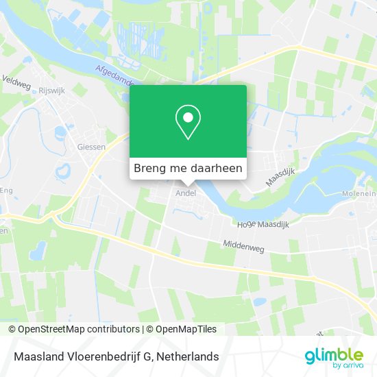 Maasland Vloerenbedrijf G kaart