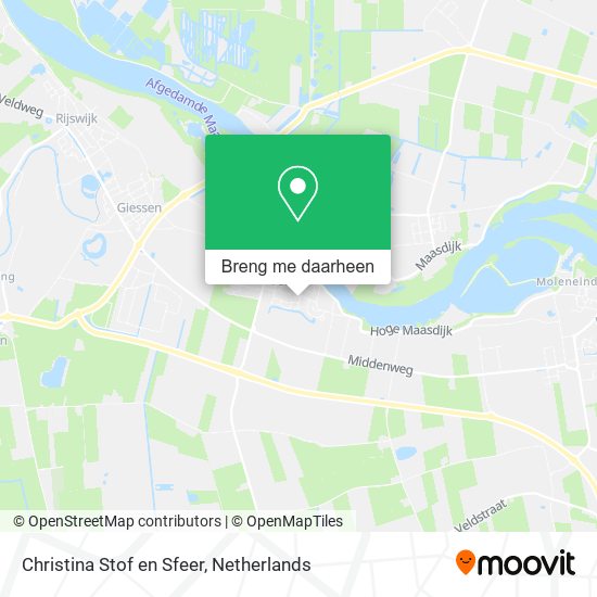 Christina Stof en Sfeer kaart