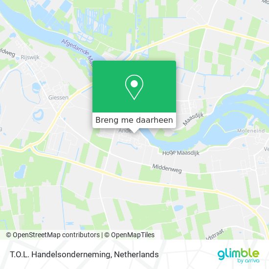 T.O.L. Handelsonderneming kaart