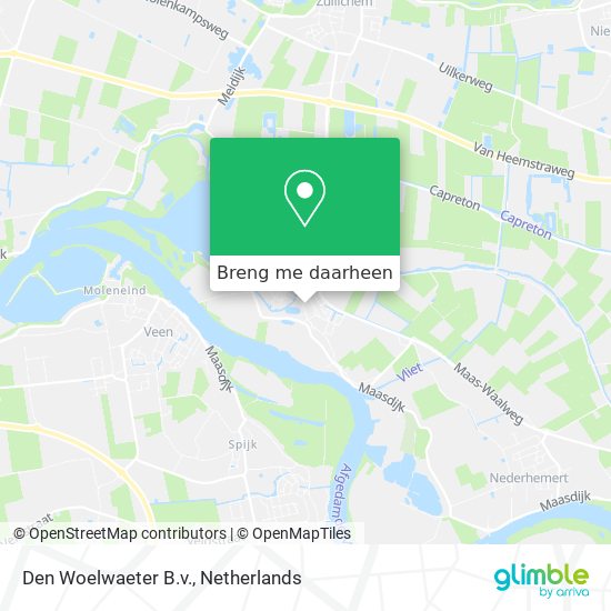 Den Woelwaeter B.v. kaart