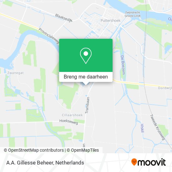 A.A. Gillesse Beheer kaart
