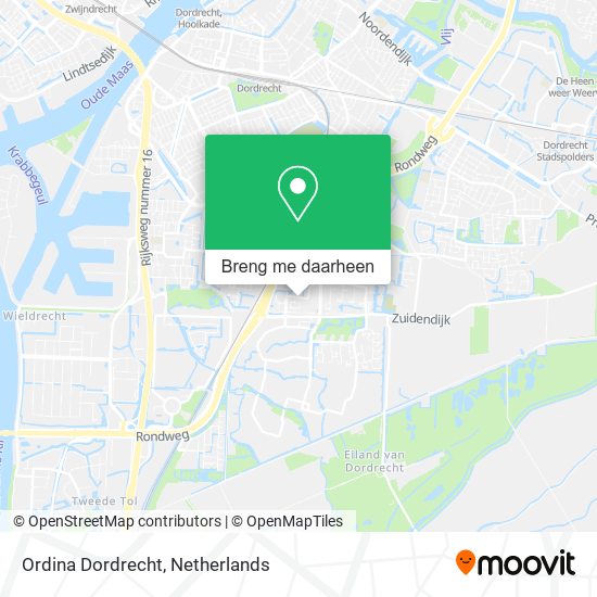 Ordina Dordrecht kaart