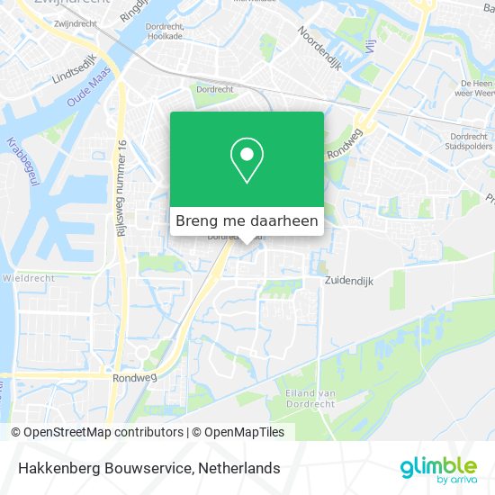 Hakkenberg Bouwservice kaart