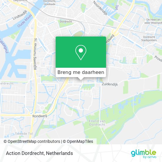 Action Dordrecht kaart