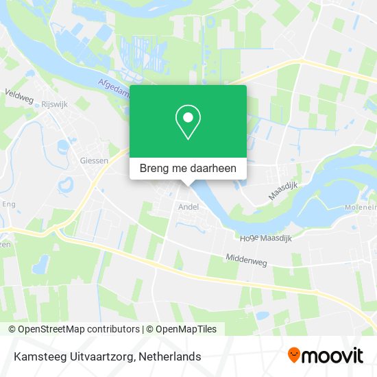 Kamsteeg Uitvaartzorg kaart