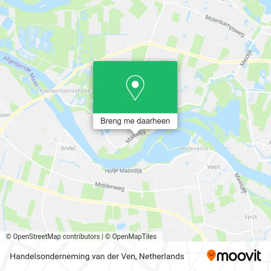 Handelsonderneming van der Ven kaart