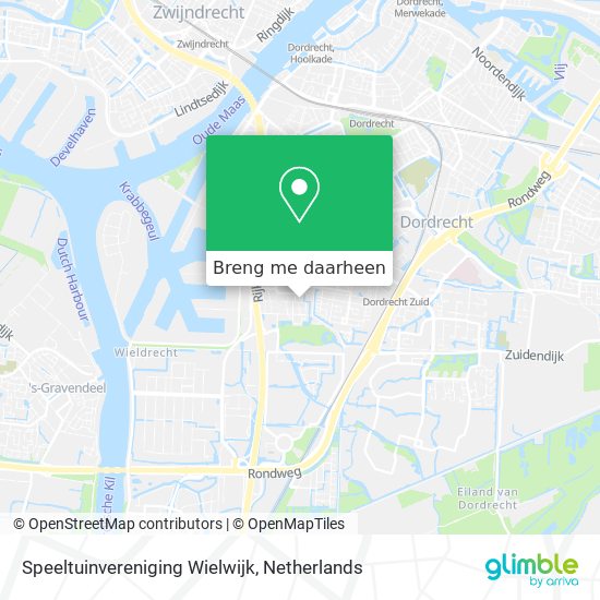 Speeltuinvereniging Wielwijk kaart