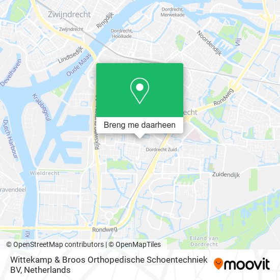 Wittekamp & Broos Orthopedische Schoentechniek BV kaart