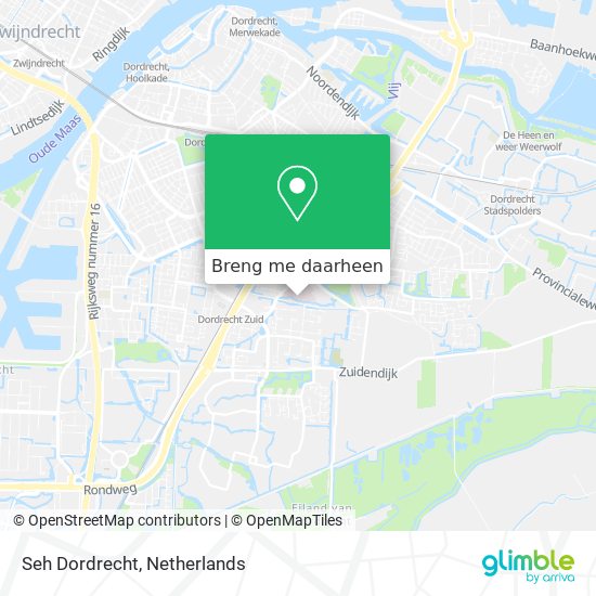 Seh Dordrecht kaart