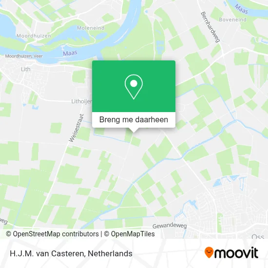 H.J.M. van Casteren kaart