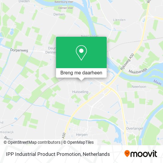 IPP Industrial Product Promotion kaart