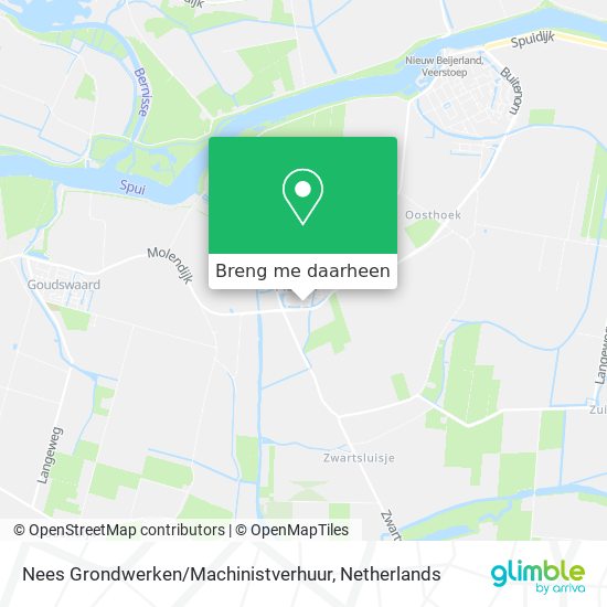 Nees Grondwerken / Machinistverhuur kaart