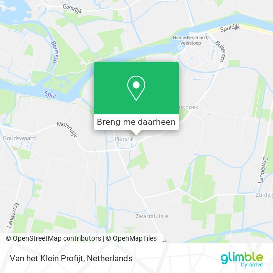 Van het Klein Profijt kaart