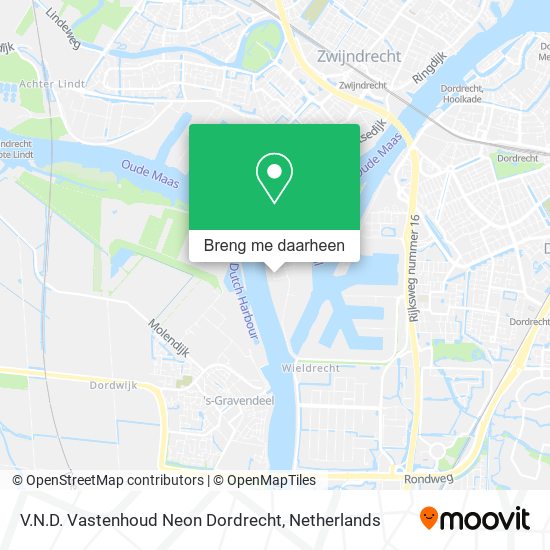 V.N.D. Vastenhoud Neon Dordrecht kaart
