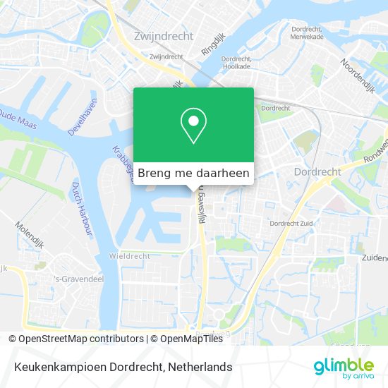 Keukenkampioen Dordrecht kaart