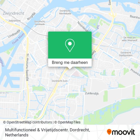 Multifunctioneel & Vrijetijdscentr. Dordrecht kaart