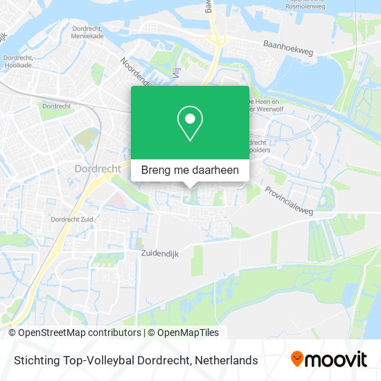 Stichting Top-Volleybal Dordrecht kaart