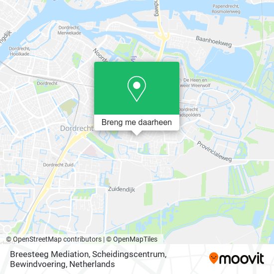 Breesteeg Mediation, Scheidingscentrum, Bewindvoering kaart