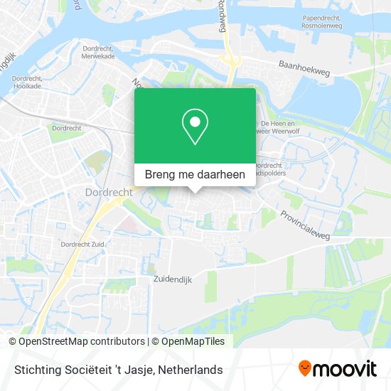 Stichting Sociëteit 't Jasje kaart