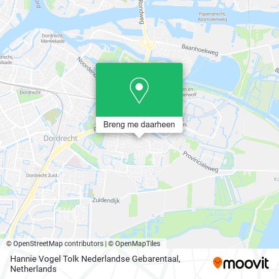 Hannie Vogel Tolk Nederlandse Gebarentaal kaart