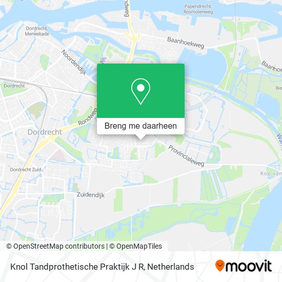Knol Tandprothetische Praktijk J R kaart