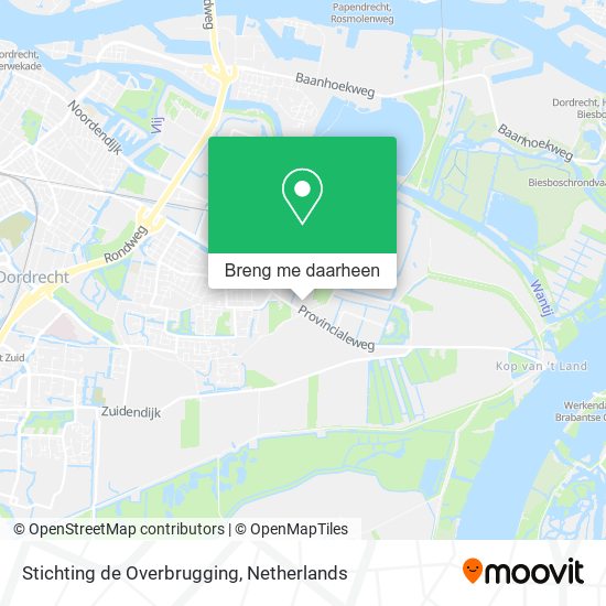 Stichting de Overbrugging kaart