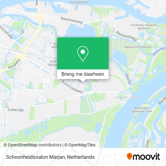 Schoonheidssalon Marjan kaart