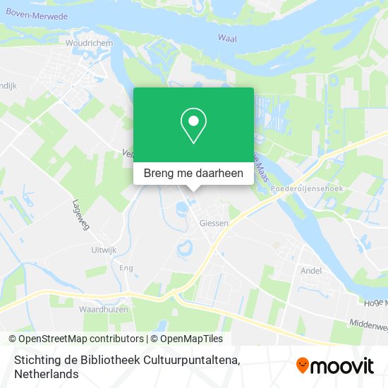Stichting de Bibliotheek Cultuurpuntaltena kaart