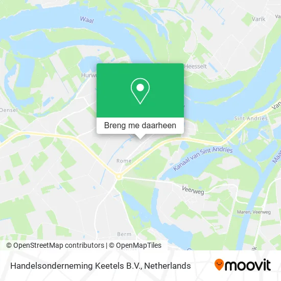 Handelsonderneming Keetels B.V. kaart