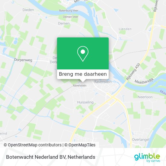 Botenwacht Nederland BV kaart