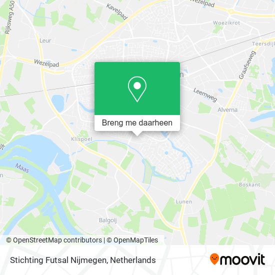 Stichting Futsal Nijmegen kaart