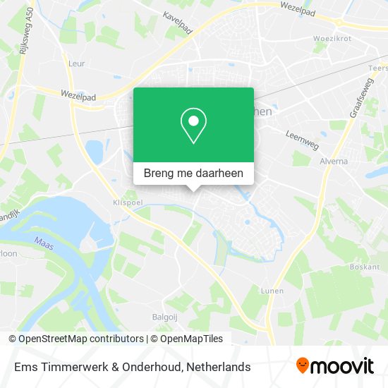 Ems Timmerwerk & Onderhoud kaart