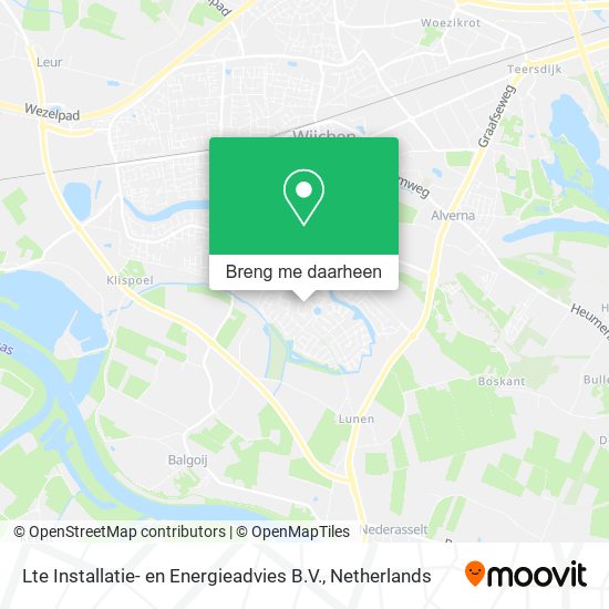 Lte Installatie- en Energieadvies B.V. kaart