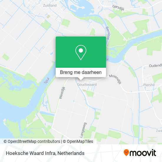 Hoeksche Waard Infra kaart