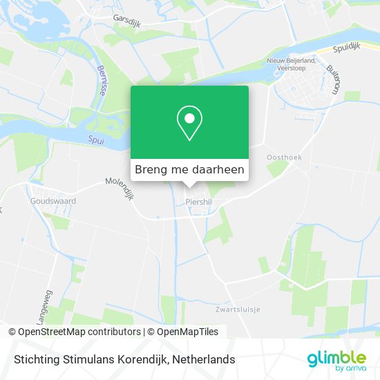 Stichting Stimulans Korendijk kaart